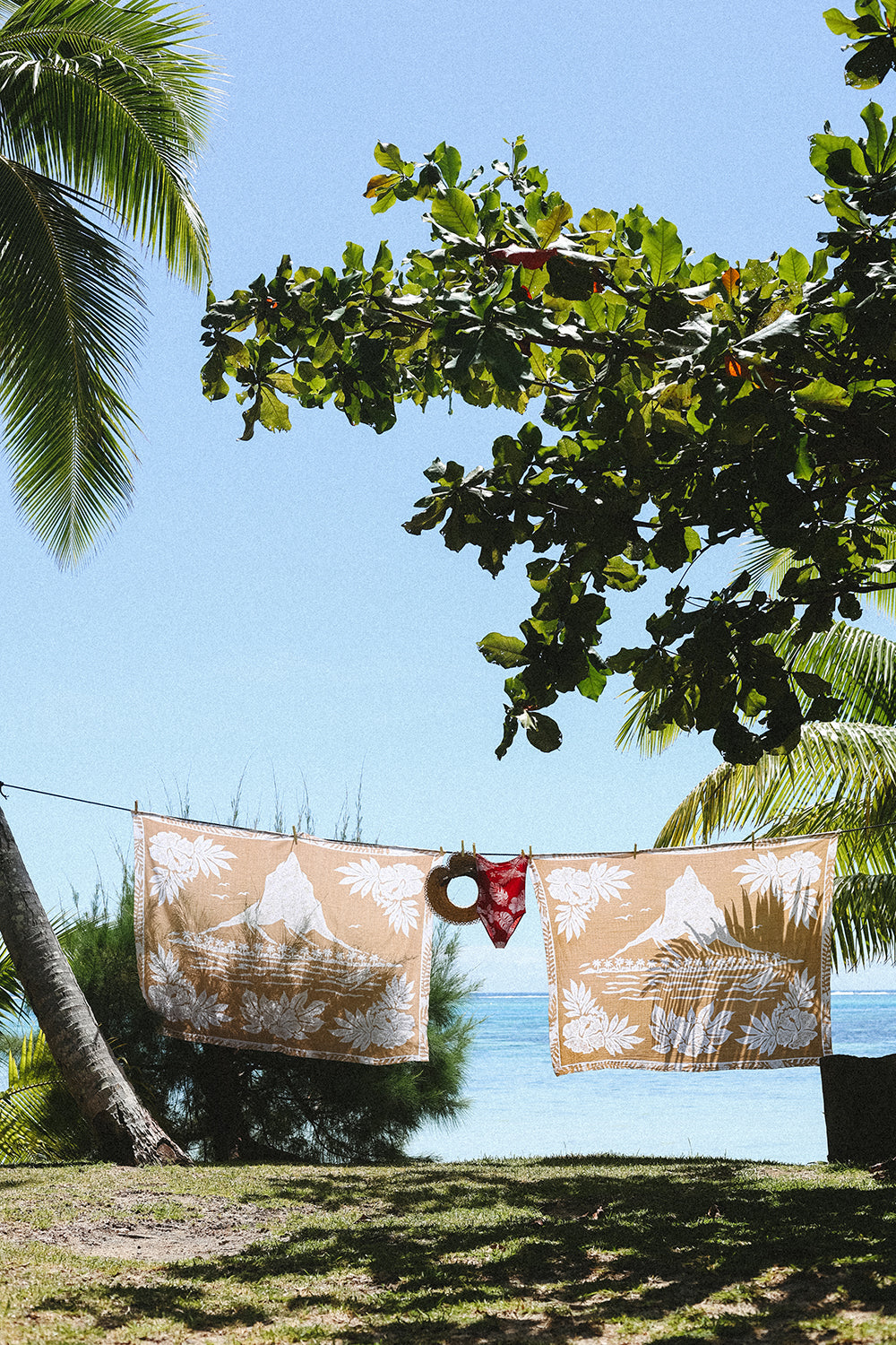 BEACH PAREO - MOOREA BEIGE