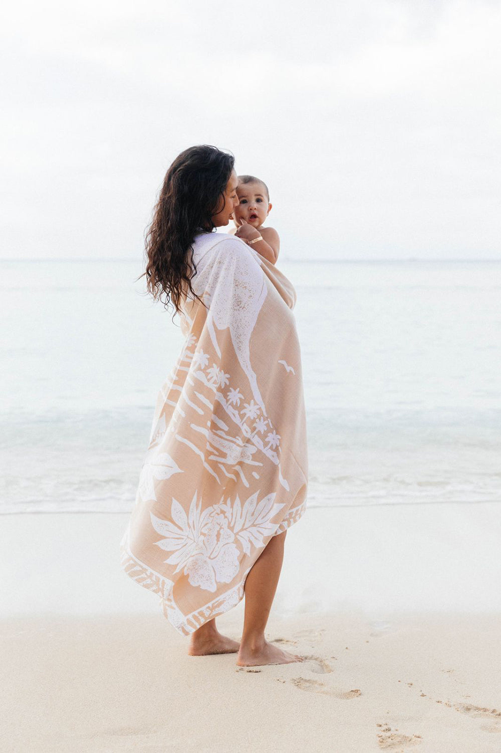 BEACH PAREO - MOOREA BEIGE