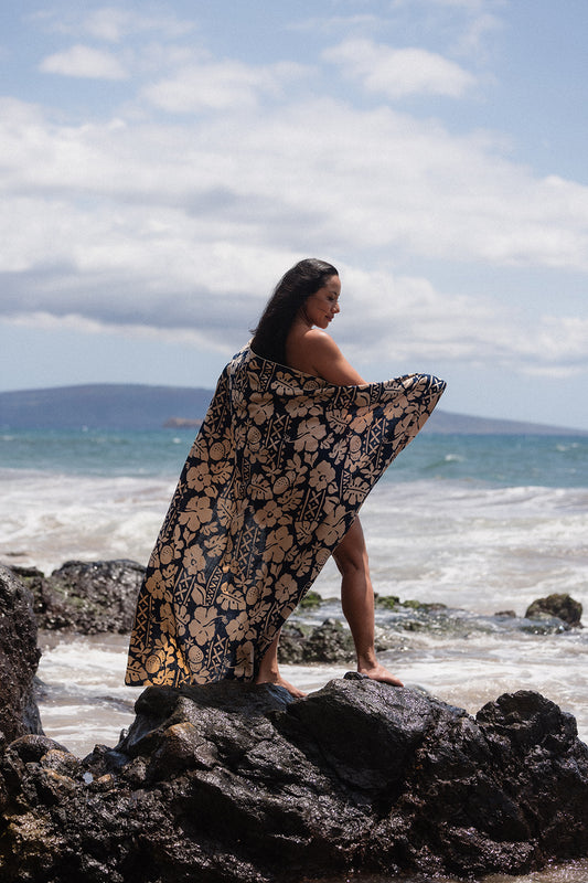 BEACH PAREO - RUMIA NAVY